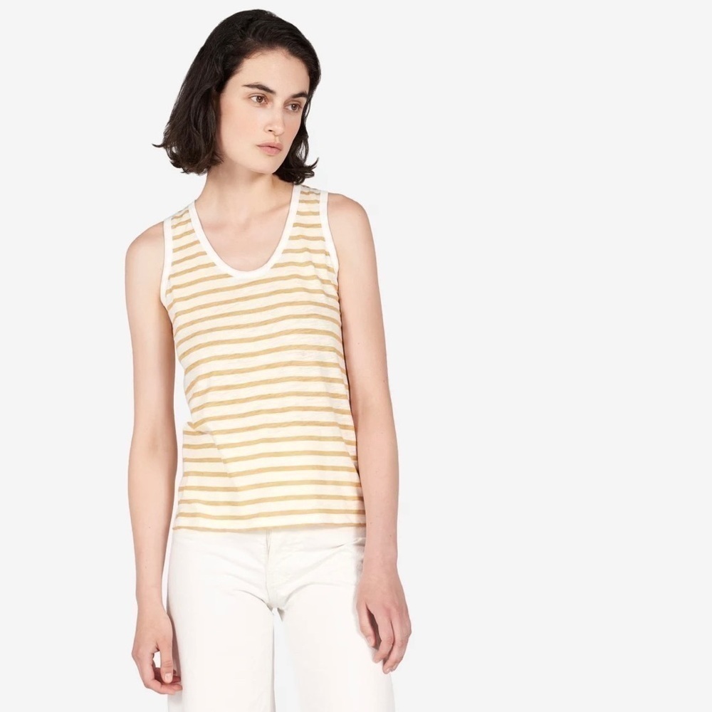 Everlane Striped Razorback tank